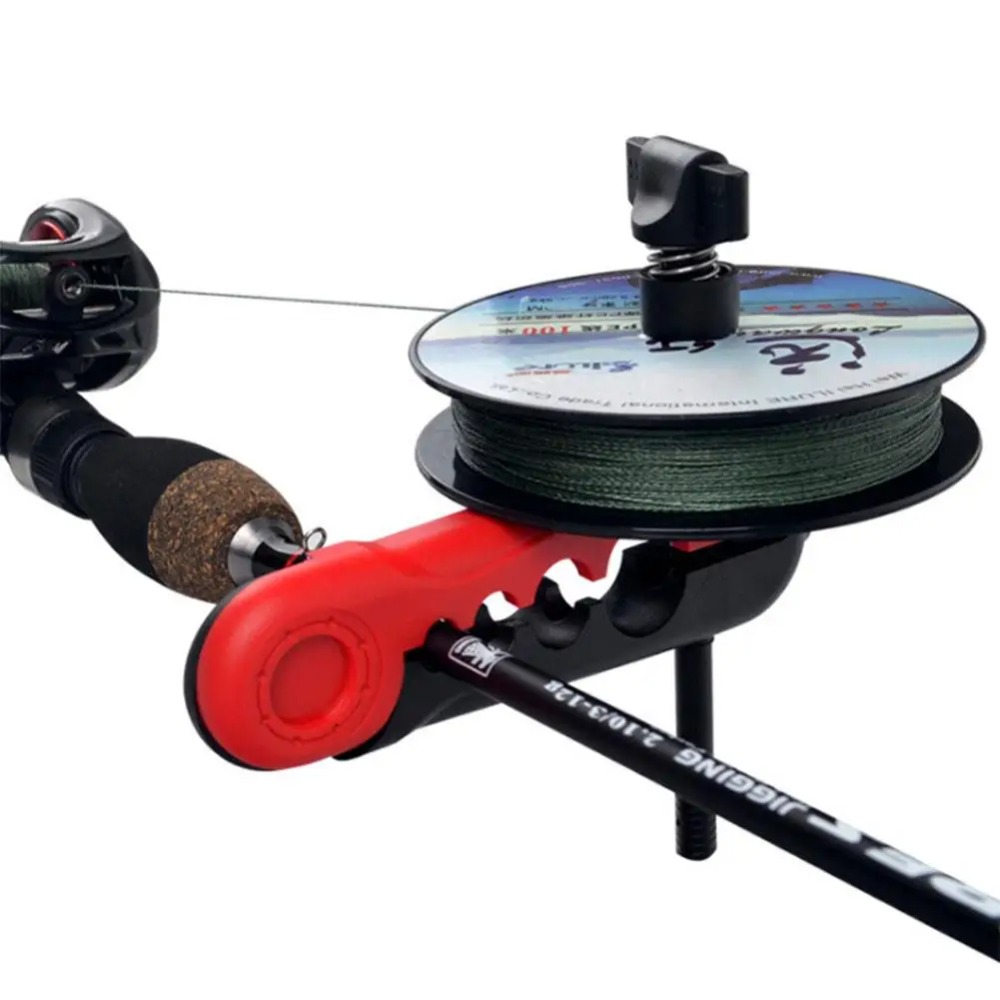 Fishing Line Spool - Tragbarer Angelschnurwickler für Baitcasting- und Spinnrollen,